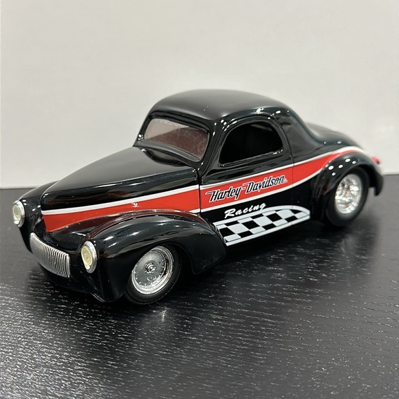Harley-Davidson Vintage Die Cast Model Car ‘41 Willys Coupe Street Rod - Picture 1 of 13